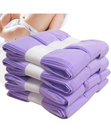 Refilling Foil Refill Packs - 10 Pack Anti-Odor Diaper Pail Cassettes | 4.5m Compatible Refill Film (Purple) - Buy Online on SooperMarket.com