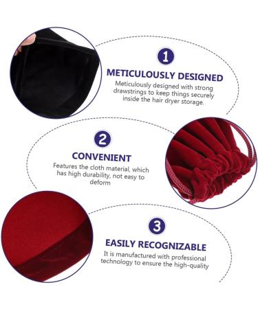 PLAFOPE 4pcs Storage Bag Drawstring Hair Dryer Bag Drawstring Hair Dryer Carriers The Tote Bag Fabric - Buy Online on SooperMarket.com
