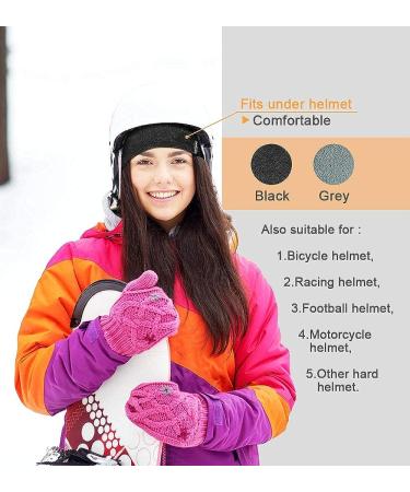 Tactical Fleece Winter Beanie 2 Pack - Military Army Watch Cap in Black & Grey - Buy Online on SooperMarket.com