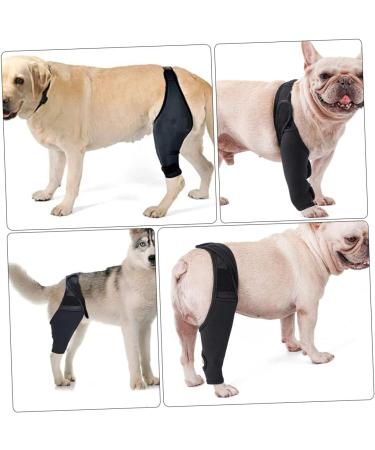 CORHAD Pet Injury Knee Puppy Brace Elbow and Knee Pads Dog Knee Cover Butter Care L As Shown - Buy Online on SooperMarket.com