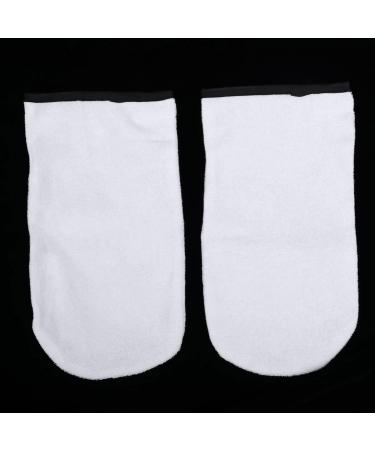 Healeved 3 Pairs was Bath Hand Cover Hand Gloves Hot Wax Bags Paraffin Wax Hand Cover Wax Gloves Wax Bath for Hands Moisturizer Gloves Heart Bun for Hair White Liner Work Insulation - Buy Online on SooperMarket.com