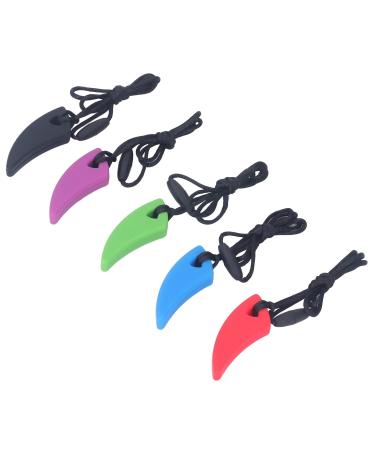 Sensory Chewable Tablets - Heat Resistant Silicone Tooth Shape 5 Pack | Perfect for PDD - Shop Internationally - Buy Online on SooperMarket.com