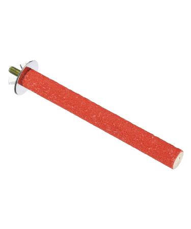 Patikil 0.6x5.5 Bird paw bird wood barsch stand cage accessories for small bird parrot love bird parlor parlor shaft red 0.6x5.5 "red