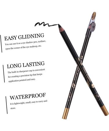 8pcs pencil sharpener eyebrow pencil haozhuang eyebrow pencil Eyebrow Pencils Makeup Accessories 1 count (Pack of 1) Black - Buy Online on SooperMarket.com