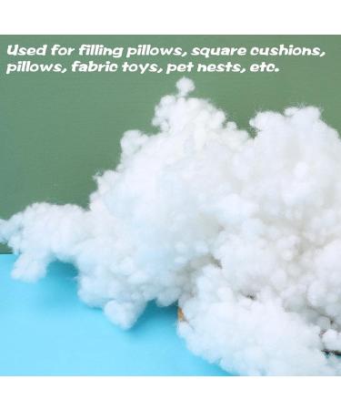 200g Premium White Recycled Polyester Fiber Fill - Polyfill Stuffing for Pillows, Dolls, and DIY Home Decor - Buy Online on SooperMarket.com