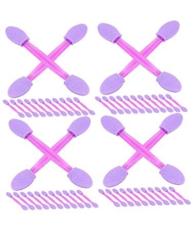 Beavorty 200 Pcs Double-headed Smudge Stick Sponge Eyeshadow Nail Beauty Tool Accessories Make up