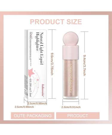 SOYUB Liquid Luminizer Blush: Rose Gold 03 | Waterproof & Long Lasting Face Highlighter for Cheeks - Buy Online on SooperMarket.com