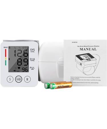 Automatic Wrist Blood Pressure Monitor with Large LCD Display - White - Buy Online on SooperMarket.com
