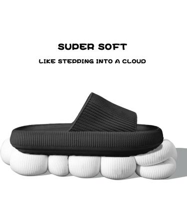 Calish Cozislides Bathing Shoes for Men & Women - Original Cloudyzz Slide-Resistant Flip-Flops Summer Slippers Indoor/Outdoor 38/39 EU - Black - Buy Online on SooperMarket.com