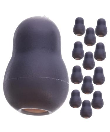 Gatuida 10 Pairs Stethoscope Ear Tips for Stethoscope Replacement Ear Tips Stethoscope Earbuds Stethoscope Ear-Tips Stethoscope Replacement Parts Small PVC Spare Parts 1.90X1.30X1.30CM Grey