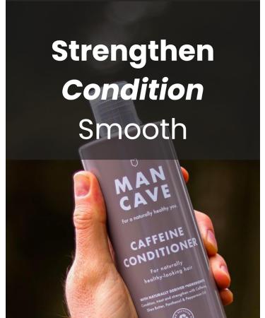 ManCave Caffeine Conditioner 500ml for Men | Encourage Healthy Hair Growth | Vegan & Eco-Friendly | Made in England - Buy Online on SooperMarket.com