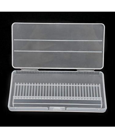 Drill Bit Storage Box - Dekaim 30 Holes Organizer for Manicure Drill Bits - Durable Display Case & Holder - Buy Online on SooperMarket.com