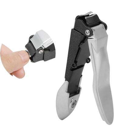 Stainless Steel Nail Clipper with Strong Blade Nail Cutter Fingernail Clipper Anti Splash and Nonslip Lever for Durable - Buy Online on SooperMarket.com