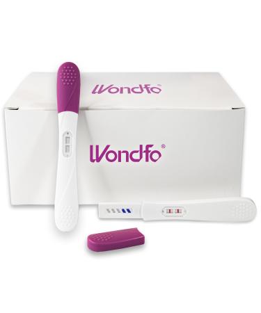 Wondfo Pregnancy Test Sticks 25 Pack - Rapid Detection Midstream Get One Step HCG Urine Test Result at Home - Get your HCG Result in 5 Seconds 25 count (Pack of 1)
