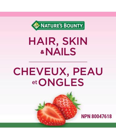 Nature s Bounty Hair Skin Nails Gummies with Biotin 80 Gummies - Buy Online on SooperMarket.com