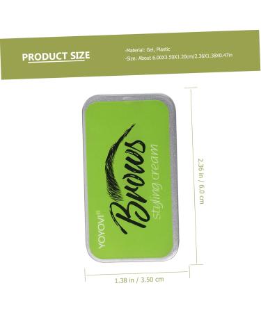 WOONEKY 3 Sets Natural Mascara Brow Cream Waterproof Brow Soap Brow Shaping Soap Woman Brow Soap Gel Texture - Buy Online on SooperMarket.com