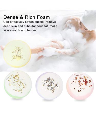 4Pcs Handmade Natural Bath Bombs Gift Set | Lush Bubble Bath for Kids Men & Women - Ideal for Relaxation & Self-Care - Buy Online on SooperMarket.com