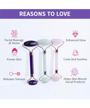 Nykaa Naturals Amethyst Face Roller - Diminish Fine Lines & Wrinkles | Natural Skin Calming Crystals | Tone & Sculpt Skin - 1 pc - Buy Online on SooperMarket.com