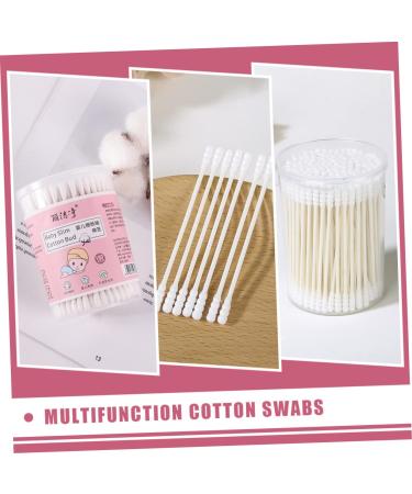 Organic Cotton Baby Swabs - Beavorty 2 Boxes - 7.3X0.4X0.4CM - White - Household Cleaning Tool for Baby and Home - Buy Online on SooperMarket.com