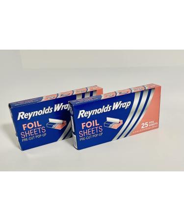 Reynolds Wrappers Pop Up / Foil Sheets (2 Pack) No cutting or Tearing 1