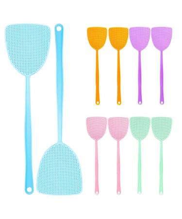 Newan fly gossip 10 pieces Pest Control with integrated mosquito scraper fly protection mosquito protection for flies mosquitoes and insects sorted in color