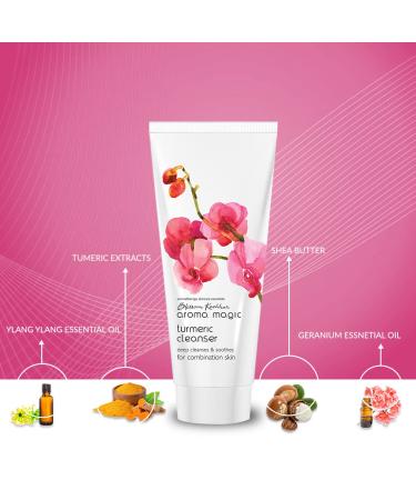 Aroma Magic Turmeric Cleanser for Combination Skin - 100g | Soothing & Gentle International Shipping - Buy Online on SooperMarket.com