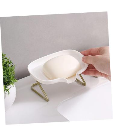 Anneome 1set Soap Drain Box Bar Soap Holder Travel Soap Holder Soap Drainer Soap Drip Kitchen Soap Rack Soap Case Ceramic Travel Container Sink Soap Holder Draining Soap Drain Rack Pp Tray - Buy Online on SooperMarket.com