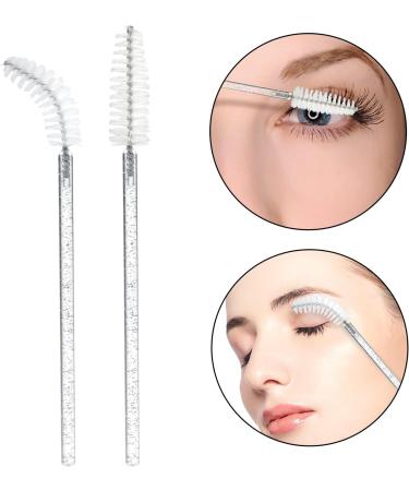 G2PLUS 300 PCS Disposable Eyelash Brushes - Clear Spoolies for Extensions - Crystal Mascara Wands - Eyelash Extension Brush Applicator - Buy Online on SooperMarket.com