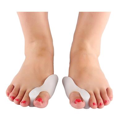 BUNION CORRECTOR TO Straightener 2PCs Silikon Toe Protector Pad Bunion Corrector Straightener Spreader Bunion Pads Protector Support Correctors