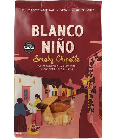 Blanco Ni o - Traditional Tortilla Chips - Smoky Chipotle - 8 x 170g - Buy Online on SooperMarket.com