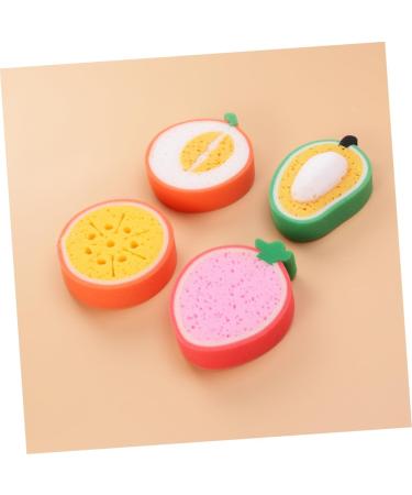 NOLITOY 12 Pcs Body Wash Sponge Set - Cute Exfoliating Shower Pads for Kids - Mini Dollhouse Bath Sponge & Wooden Snowman Design - Ideal for Children's Bath Time - Buy Online on SooperMarket.com