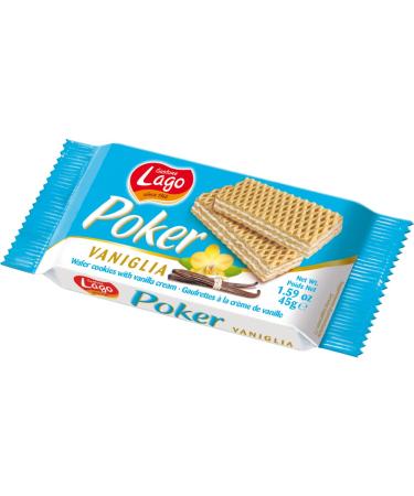 LAGO Poker Wafers - Vanilla 45g - 20 Pack