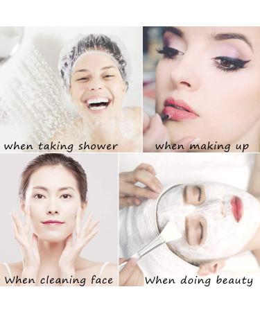 30PCS Large Clear Disposable Shower Caps for Women - Ideal for Travel, Home Use, and Hotels - Buy Online on SooperMarket.com