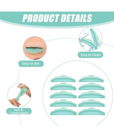 100 Pieces Eyelash Lift Pads Lash Lift Tools Small Lash Lift Shields 18 Y Shaped Eyelash Comb 5 Sizes 6 Colors Perming Pads Reusable Lash Lift Rods Eyelashes Makeup Beauty Tool - Buy Online on SooperMarket.com