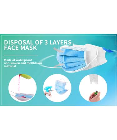 Icoolio OP Masks - Disposable Medical Mouth & Nose Protection - 50 Pieces Blue Face Masks for Optimal Safety - Buy Online on SooperMarket.com
