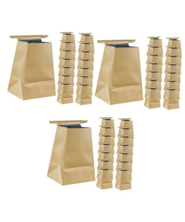 Hemoton Kraft Paper Bags Car Trash Bag 45 Pcs Vomit Bag Light Brown Travel Kraft Paper Vomit Bags Disposable Mini Trash Bags