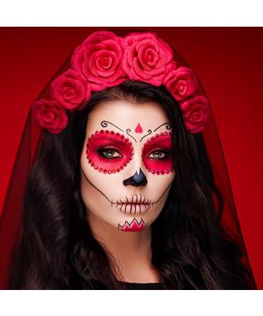 Go Ho Red Face Body Paint Makeup 25g - Professional Water-Based Creamy to Gel Body Painting Palette for Cosplay, SFX, Costumes, Festivals, Halloween - Buy Online on SooperMarket.com