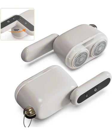 Buy LED Lint Remover - Double Head Electric Fabric Shaver 3 Speeds Efficient Hair Ball Trimmer for Easy Lint Removal - International Shipping Available - Buy Online on SooperMarket.com