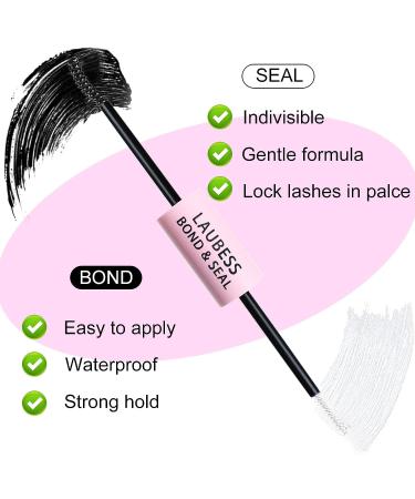 Cluster Lash Glue Kit | Long Lasting & Waterproof DIY Lash Extension | Sensitive Eyes Safe | 5ml+5ml - Buy Online on SooperMarket.com