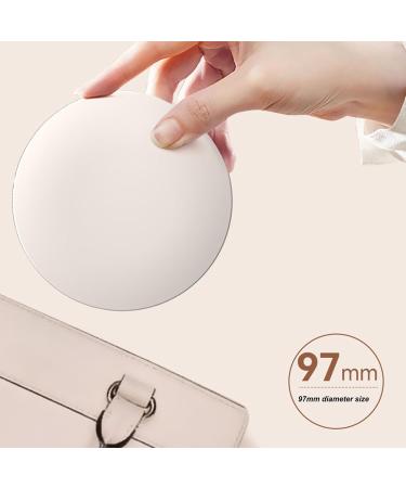 Sunscreen Testing Mirror 2X Magnification Touch Control UV Camera Mirror with LED Light 3.5 Inch Handheld Pocket Mirror for Travel Outdoor - Buy Online on SooperMarket.com
