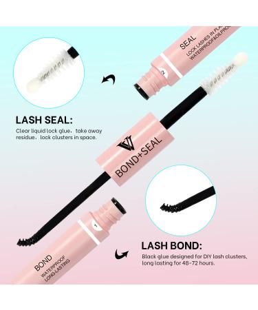 VAVALASH Lash Bond & Seal - Strong Hold Cluster Lash Glue for DIY Extensions Waterproof Long Retention (10ml - Buy Online on SooperMarket.com