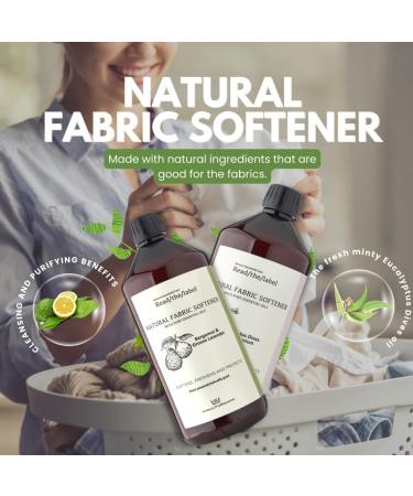 Natural Fabric Softener with Organic Essential Oils | Bergamot & Grosso Lavender | Read The Label - Buy Online on SooperMarket.com