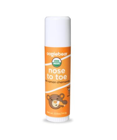 oogiebear Nose to Toe Baby Body Balm USDA Organic Gentle Moisturizer with Olive Oil & Coconut Oil for Babies 3 Months & Older 0.5 Oz Balm