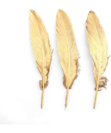 Sowder Natural Goose Feathers Clothing Accessories Pack of 50 - Gold - Buy Online on SooperMarket.com