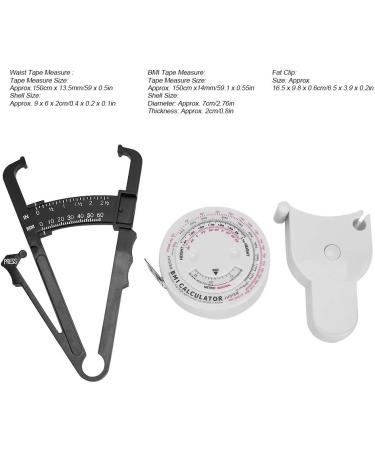 Body Fat Tester & Waist Tape - Accurate Skinfold Measurement Tool for BMI & Weight Loss - Buy Online on SooperMarket.com
