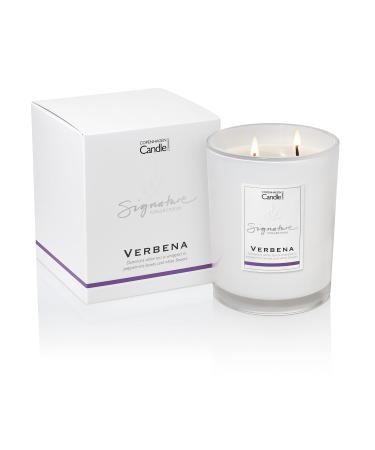Luxury Scented Candles Gifts for Women | Natural Wax Blend | 65 Hours Burn time | Hotel Collection | The Copenhagen Company - Verbena (21oz) 21oz Verbena 21oz