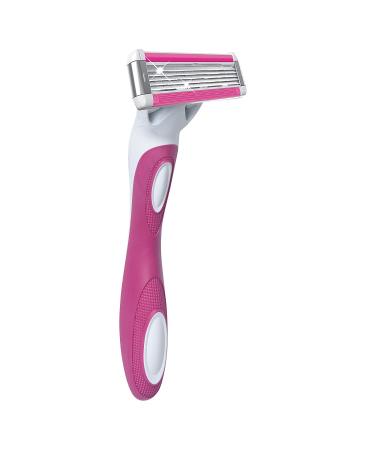 BIC Soleil Click 5 Women's Disposable Razor - 5 Blade with 1 Handle and 10 Cartridges for Smooth Shave - Buy Online on SooperMarket.com