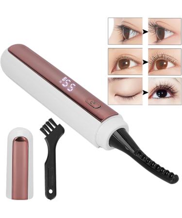 Electric Eyelash Curler Heated Eyelash Clip Heated Eyelash Curler Comb USB Charging Eyelash Curler with Mascara & 4 Level Temp Heated Eyelash Perm with LCD Display for Women Sorandynibc8m9zkr-12 - Buy Online on SooperMarket.com