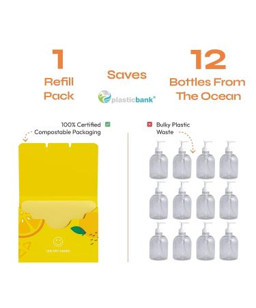 FOMIN Antibacterial Lemon Travel Soap Sheets - 300ct Dissolvable Hand Washing Mini Soap for Camping - Buy Online on SooperMarket.com