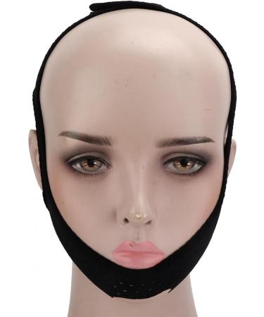 Adjustable Anti-Snore Chin Strap for Snoring Reduction (Black) - Easy to Wear Triangular Mesh Cloth Snoring Aid - Buy Online on SooperMarket.com